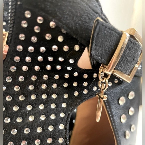 Stiletto Rhinestone Ankle Boots - Picture 5 of 8